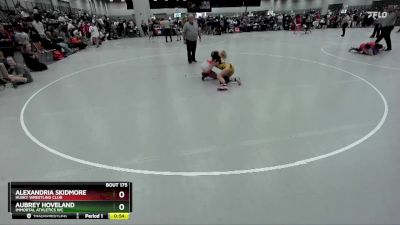 105 lbs Cons. Round 2 - Alexandria Skidmore, Husky Wrestling Club vs Aubrey Hoveland, Immortal Athletics WC