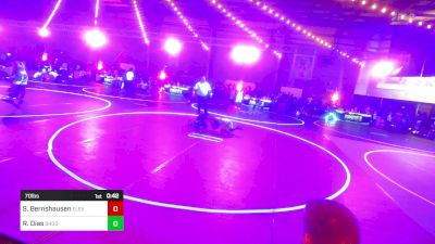 70 lbs Quarterfinal - Spencer Bernshausen, Elevate Wrestling Academy vs Rocco Dias, Shootbox