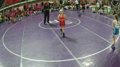 75 lbs Kenzlee Ledbetter, Utah 14U Girls vs Camille Fisher, Idaho 14U Girls