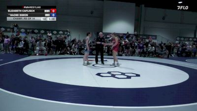 76 kg Champ. Rd Of 16 - Elizabeth Caflisch, Mile High Wrestling Club vs Naomi Simon, Iowa Women's Wrestling Club/ Titan Mercury Wrestling Club