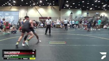 170 lbs Round 3 (6 Team) - Isaiah Nicholas, Alpha Elite vs Isaac Barrientos, Untouchables Purple