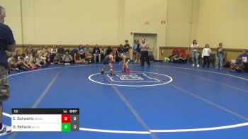 55 lbs Rr Rnd 3 - Ethan Schwartz, K8 All-American vs Brady Bellavia, K8 Tristate Elite