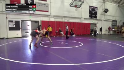 165 lbs Cons. Round 2 - Patrick Piec, Palomar College vs Luke Desando, Palomar College