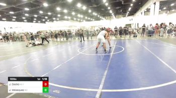 190 lbs Consi Of 16 #2 - Joseph Dacko, No Team vs Johnathan Velasquez, Ike Mob