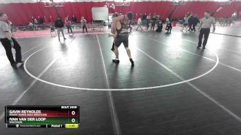 215 lbs 5th Place Match - Gavin Reynolds, Mount Horeb Area Wrestling vs Ivan Van Der Loop, Wisconsin