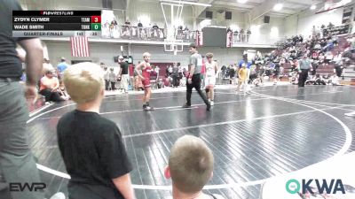 110 lbs Rr Rnd 2 - Brantley Hamilton, Cushing Tigers vs Diesel Miller, Perry Wrestling Academy