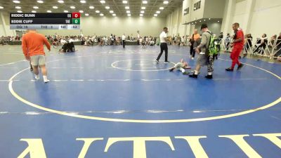 70 lbs Rr Rnd 2 - Riddic Bunn, Ohio Gold - EL vs Eddie Cuff, The Hunt WC Black - EL
