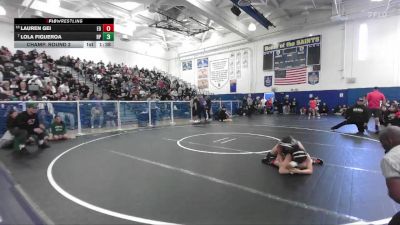 125 lbs Champ. Round 2 - Lola Figueroa, Riverside Poly vs Lauren Gei, El Dorado