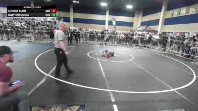 77 lbs 3rd Place - August Ellis, Sanderson Wr Ac vs Matthew Zubia, SoCal Hammers
