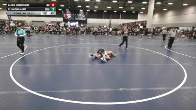 110 lbs Cons. Rd Of 32 - Elias Umscheid, Ironhawk Wrestling Academy vs Eli Mehlhaff, South Dakota
