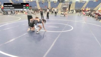 101 lbs Final - Anna White, Casselton Crushers vs Kailyah Bento, Cheyenne East