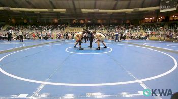 285 lbs 3rd Place - Zander Dickson-Reese, Bristow Youth Wrestling vs Oakley Caruthers, Norman Grappling Club