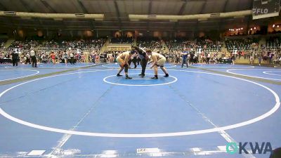 285 lbs 3rd Place - Zander Dickson-Reese, Bristow Youth Wrestling vs Oakley  Caruthers, Norman Grappling Club