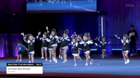 Saratoga Blue Streaks - Rec Cheer [2023 Show Cheer 1 Tiny Mite Medium Day 3] 2023 Pop Warner National Cheer & Dance Championship