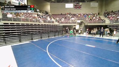 53 lbs Champ. Rd Of 16 - Silas Lujan, Little Warriors WC vs McCoy Elton, Payson Lions Wrestling Club