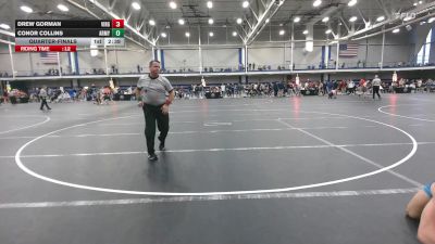 141 lbs Quarterfinal - Drew Gorman, Virginia Tech - Unattached vs Conor Collins, Army-West Point