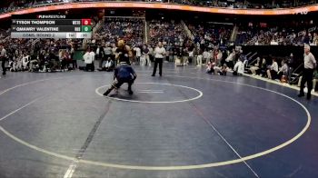 2A 175 lbs Cons. Round 2 - Qmawry Valentine, Reidsville High School vs Tyson Thompson, West Stokes