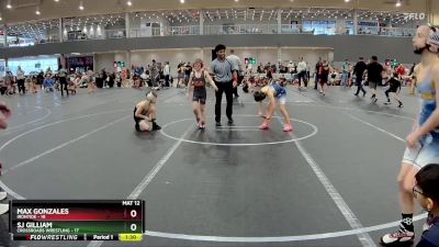 72 lbs Round 5 (6 Team) - SJ Gilliam, Crossroads Wrestling vs Max Gonzales, Irontide