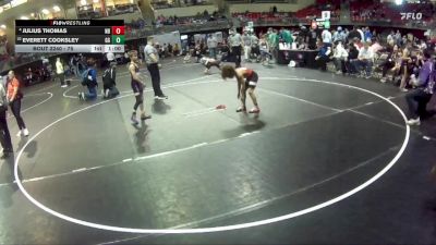 75 lbs Cons. Round 3 - Everett Cooksley, GI Grapplers vs Julius Thomas, Nebraska Boyz