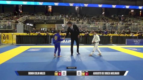 Augusto De Souza Molinari vs Ronin Colin Miles 2025 Pan Kids Jiu-Jitsu IBJJF Championship