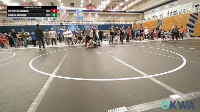 73 lbs Final - Kylin Sanders, Standfast vs Caius Moore, Standfast