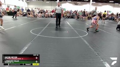 72 lbs Round 1 (8 Team) - Lorenzo Cillo, Savage WA vs Jacob Meyer, U2 Upstate Uprising White