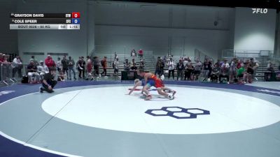 65 kg 5th Place Match - Grayson Davis, Steller Trained Wrestling vs Cole Speer, Seasons Freestyle Club