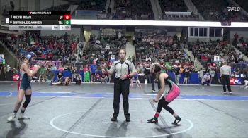 100 lbs Champ. Round 1 - Bryndle Danner, Trailblazer vs Rilyn Beas, Jr Viking