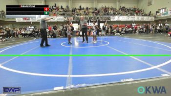 83 lbs Rr Rnd 4 - Osiris Chairs, Raw Wrestling Club vs Kadan Mclaurin, Tulsa North Mabee Stampede
