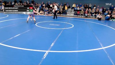138 lbs Consolation Bracket - Cam McClatchey, Lincoln Standing Bear vs Hayden Klimek, Grand Island