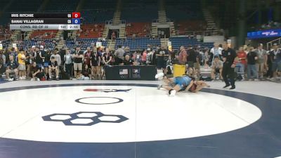 135 lbs Cons. Rd Of 32 - Iris Ritchie, Georgia vs Sanai Villagran, California