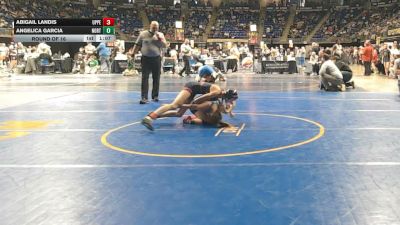106 lbs Round Of 16 - Abigail Landis, Upper Perkiomen vs Angelica Garcia, North Penn
