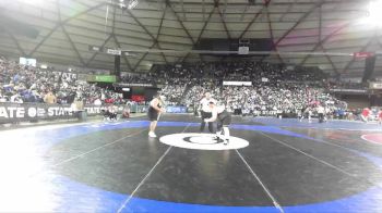 Boys 2A 285 lbs Champ. Round 1 - Luke McEiver, Washougal vs Shane-Alan Tino, Chief Sealth