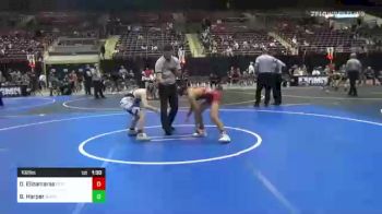 102 lbs Round Of 16 - Damian Elizarraras, FFT/Hillsboro Mat Club vs Brooklyn Harper, Alpha Dawg