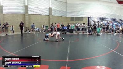 62 lbs Semifinal - Ronan Niemer, IN vs Conan Connole, PA