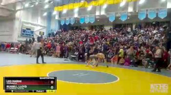113 lbs Quarterfinal - Leo Marini, Salesianum vs Russell Lloyd, St Georges Tech HS