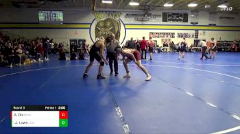 JV-38 lbs Round 3 - Jeremiah Lowe, Union, LaPorte City vs Andrew Dix, Mount Vernon