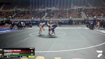 D1-113 lbs Cons. Round 2 - Cameron Hensley, Casteel HS vs Francisco Miranda, Sunnyside H.S.