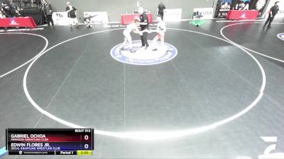 126 lbs Cons. Round 1 - Gabriel Ochoa, Paragon Wrestling Club vs Edwin Flores Jr., Socal Grappling Wrestling Club