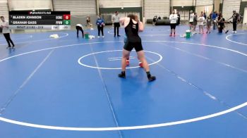 215 lbs 2nd Place Match - Bladen Johnson, Ottawa County Wrestling Club vs Graham Gass, Pikes Peak Warriors Wrestling