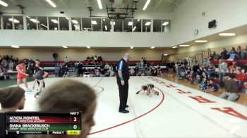 39-44 lbs Round 3 - Diana Brackebusch, Cherry Creek Wrestling Club vs Alycia Montiel, Ascend Wrestling Academy