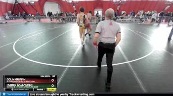 157 lbs Cons. Round 4 - Colin Griffin, Holmen High School Wrestling vs Robbie Gallagher, Stateline Stingers Wrestling Club