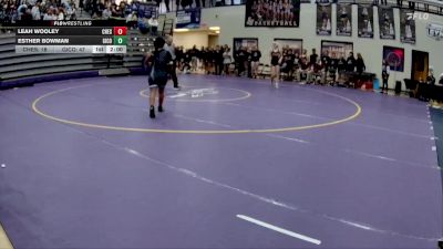 125 lbs Quarterfinals (8 Team) - Destiny Wooley, Chestatee vs Erica Velasquez, Gilmer County