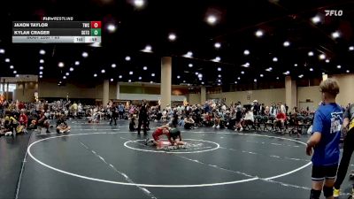 85 lbs Round 3 - Jaxon Taylor, Techfall Wrestling Club vs Kylan Crager, South Georgia Takedown Club