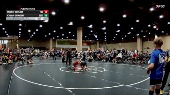 85 lbs Round 3 - Jaxon Taylor, Techfall Wrestling Club vs Kylan Crager, South Georgia Takedown Club