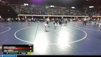 56 lbs Round 4 - Mila Sebolt, Sebolt Wrestling Academy vs Leah Hatfield, Big Game Wrestling Club