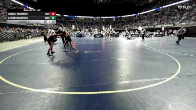 96 lbs Consy 3 - Reese Werner, Loyalsock vs Addie Saussol, Canon-McMillan