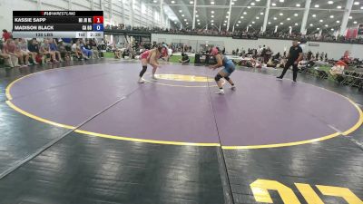 130 lbs Kassie Sapp, Michigan Blue vs Madison Black, California Gold