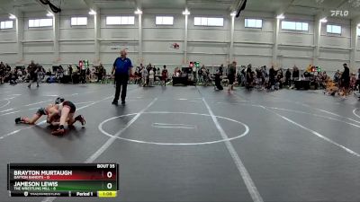 76 lbs Round 7 (10 Team) - Brayton Murtaugh, Dayton Bandits vs Jameson Lewis, The Wrestling Mill