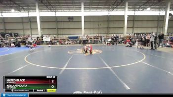 95 lbs Champ. Round 2 - Kellan Moura, Tri-Valley vs Mateo Black, Homedale